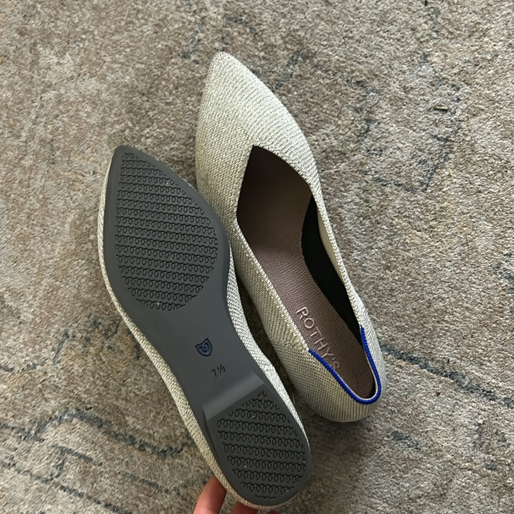 Worn Once, Rothy’s Point Ii In Diamond Twill - image 7